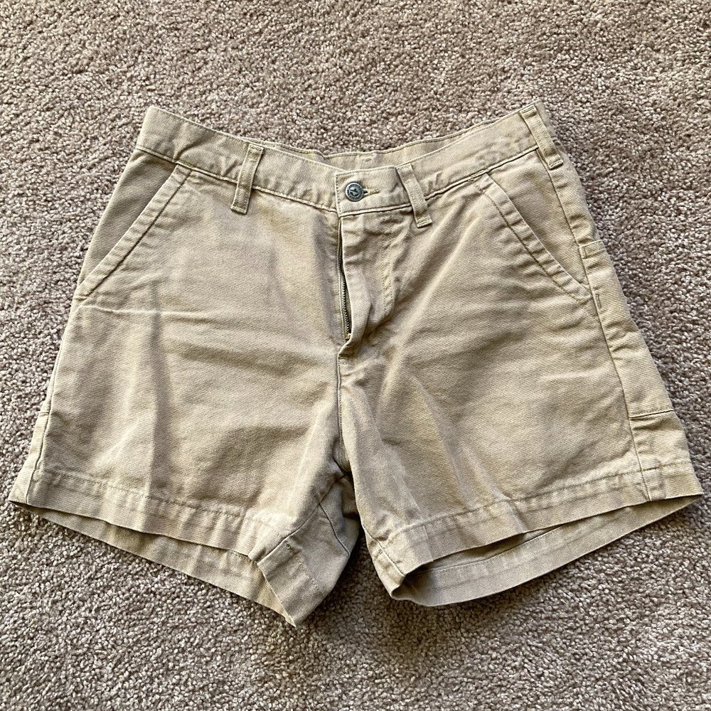 Men's Patagonia Khaki Stand-Up Shorts Size 31 Waist 5" Inseam